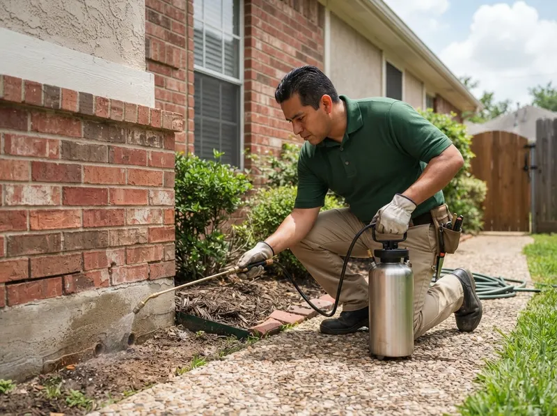 American Roach Perimeter Barrier in Houston, TX