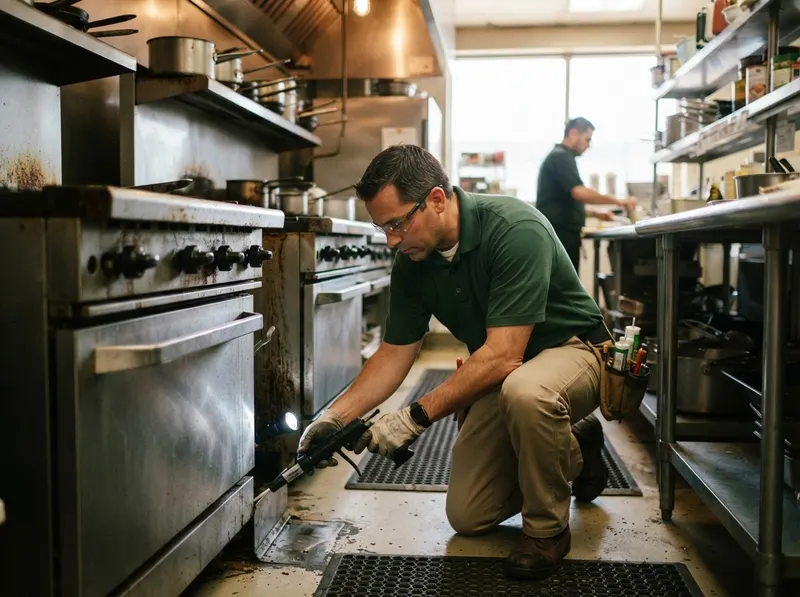 Commercial Kitchen Pest Defense in Houston, TX