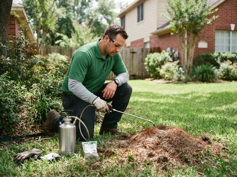 Fire Ant Yard Eradication in Houston, TX